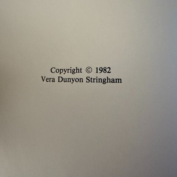 Dear Life With Love: An Autobiography By Vera Dunyon Stringham 1982 Hardcover - Picture 4 of 4